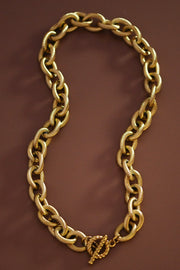 18K Non-Tarnish Stainless Steel Chain Necklace, Solid Cable Link Chain, Hypoallergenic