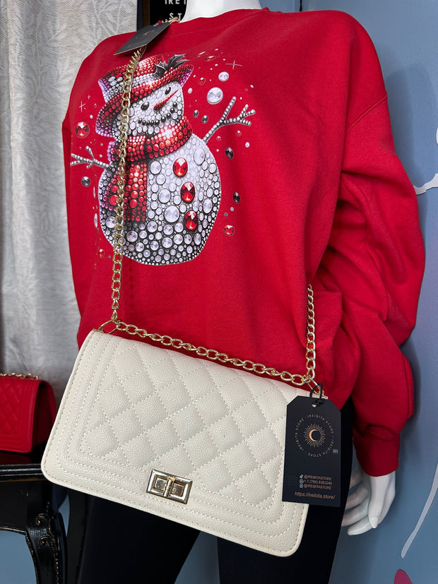 Ivory Crossbody Handbag