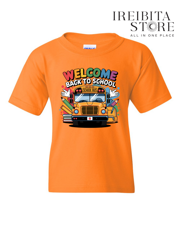 Welcome to School T-Shirt for Kids – Boys & Girls