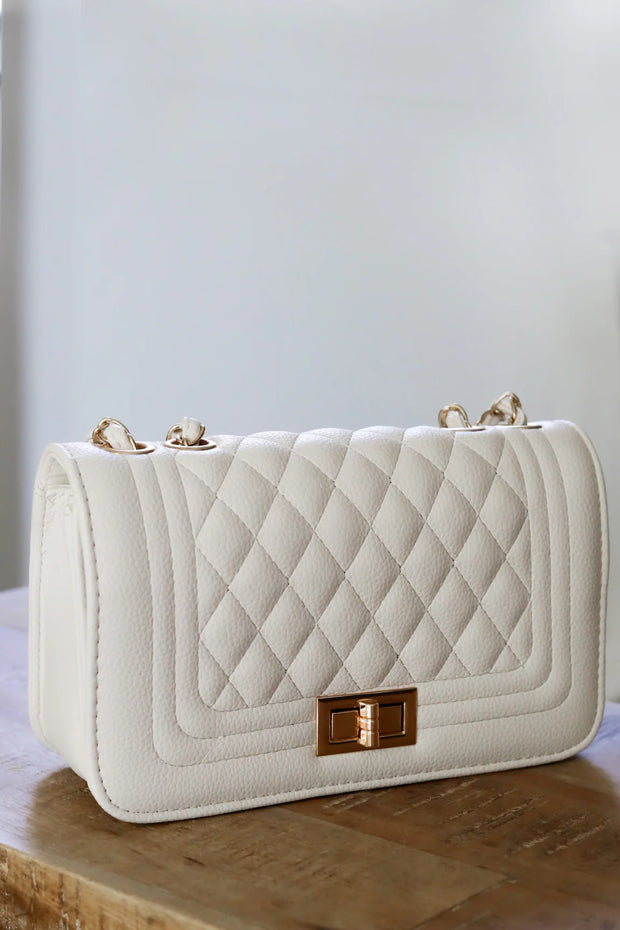 Ivory Crossbody Handbag