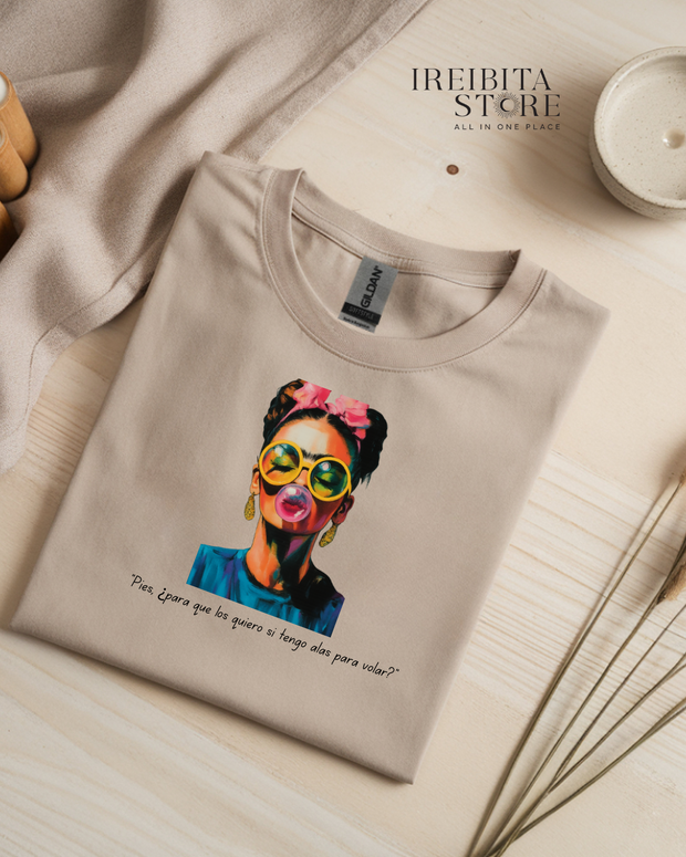 Frida Kahlo Art Pop T-Shirt – Bold, Colorful & Artistic Style