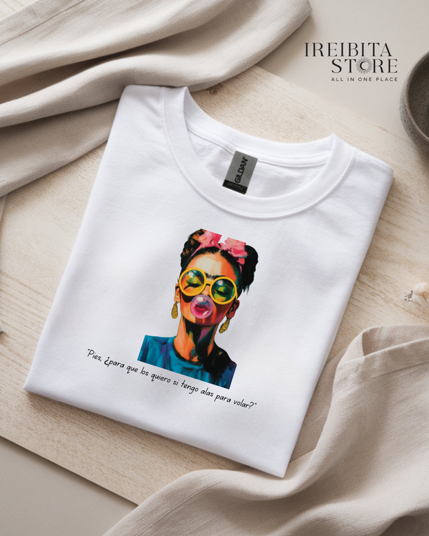 Frida Kahlo Art Pop T-Shirt – Bold, Colorful & Artistic Style