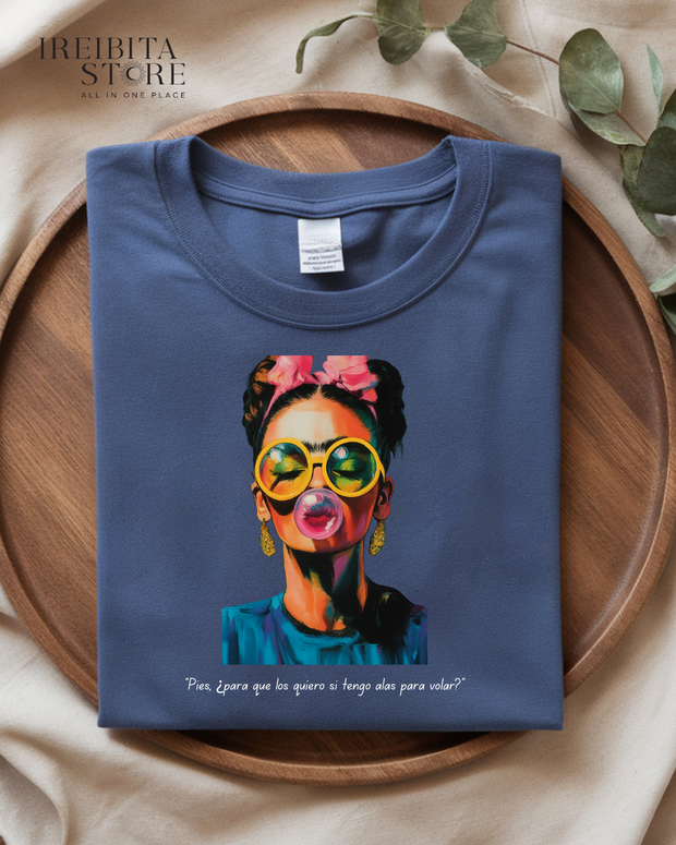 Frida Kahlo Art Pop T-Shirt – Bold, Colorful & Artistic Style