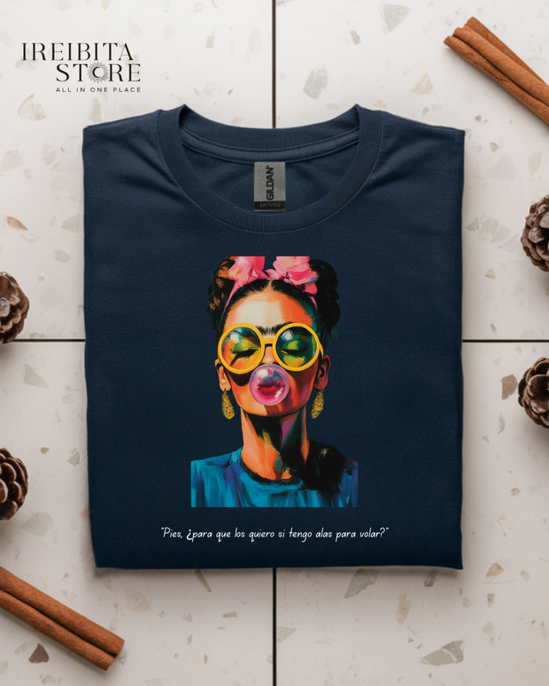 Frida Kahlo Art Pop T-Shirt – Bold, Colorful & Artistic Style