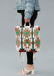 Multicolored Aztec Backpack, School Bookbag, Laptop Purse, Casual Daypack for Teen Girls Women Boys Men, College Travel