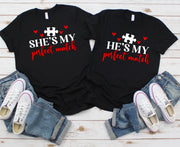 Perfect Match T-Shirt Valentine