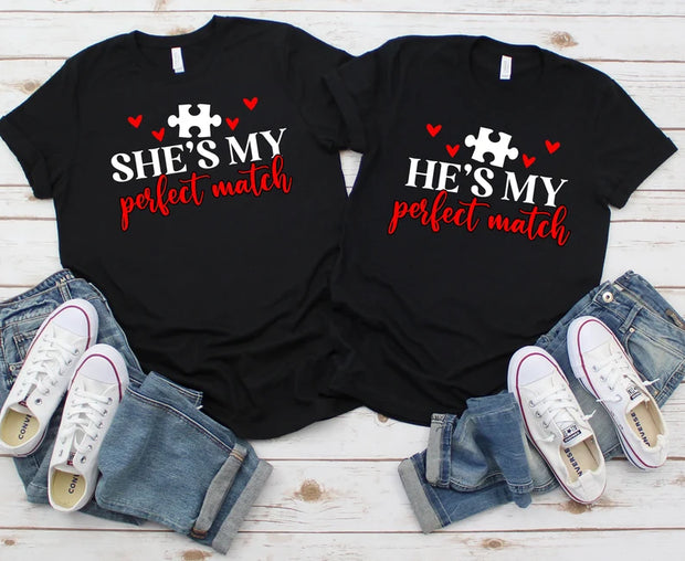 Perfect Match T-Shirt Valentine