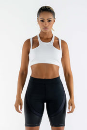 Colombian Microfiber Top, Ultra Firm Control, Top for Women Fitness Activewear Workout Gym, One Size Fits All