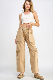 Wide Leg Cargo Jeans