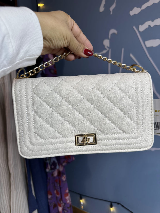 Ivory Crossbody Handbag