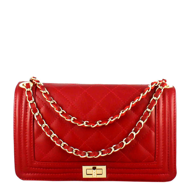 Classic Vegan Leather Crossbody Handbag