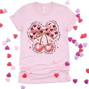 Love You Cherry Much Valentine Coquette Heart